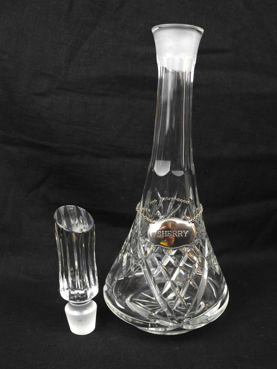 Vintage Cut Crystal Sherry Decanter