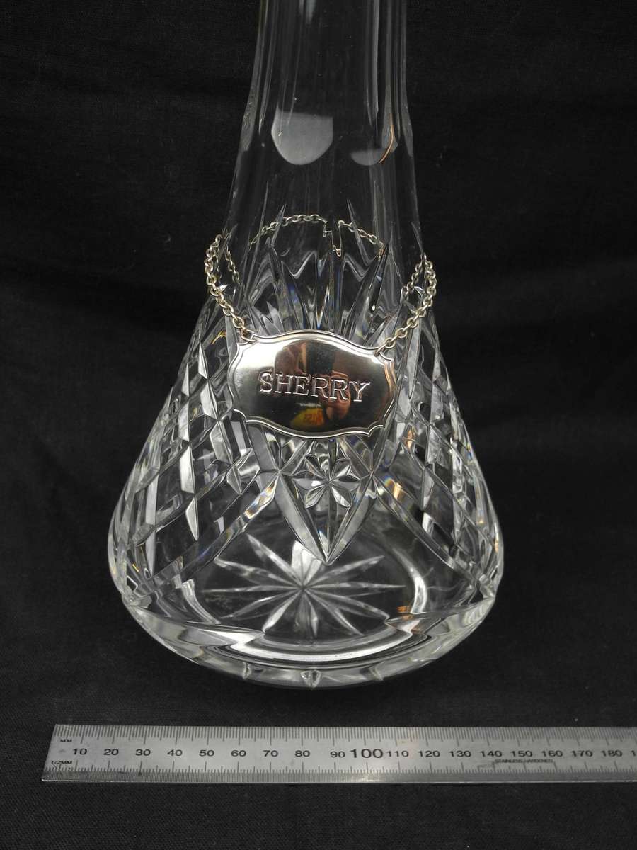 Vintage Cut Crystal Sherry Decanter
