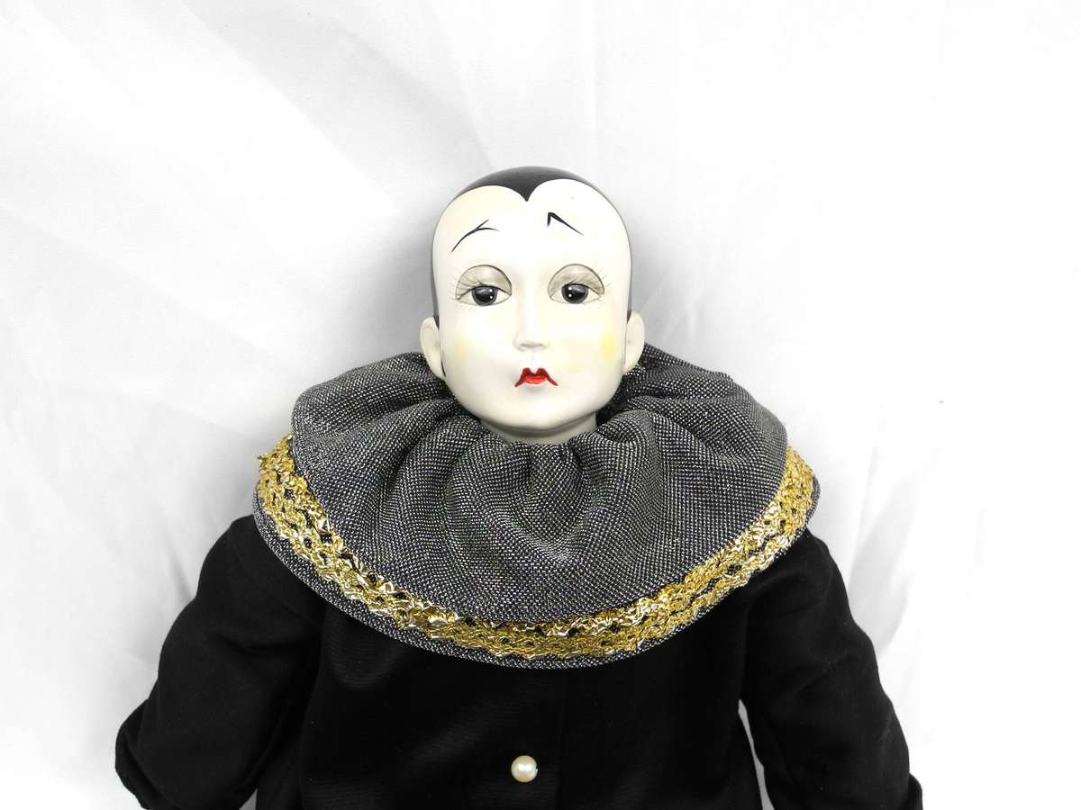 Vintage Limited Edition Musical Pierrot Doll