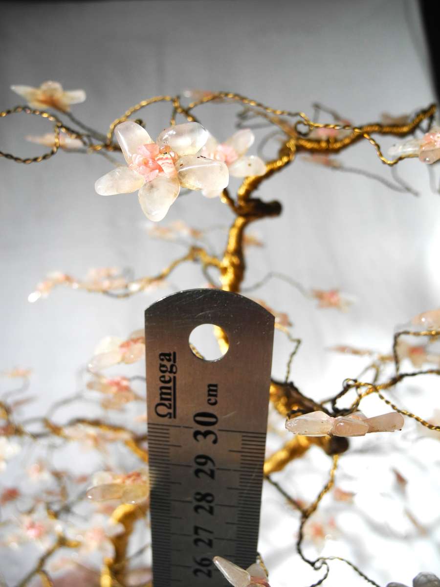 Large Rose Quartz Crystal Tree