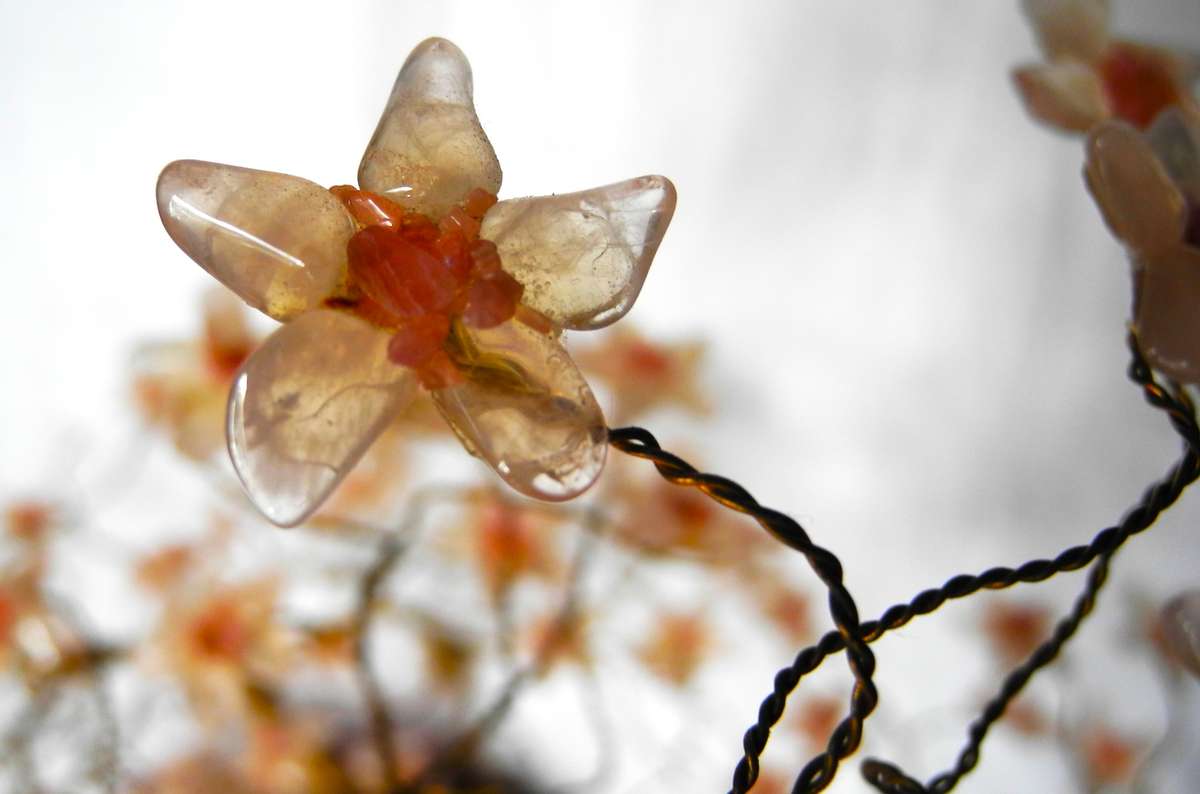 Large Rose Quartz Crystal Tree