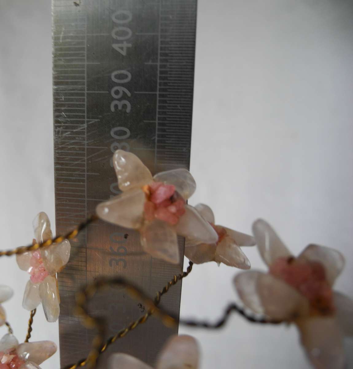 Large Rose Quartz Crystal Tree