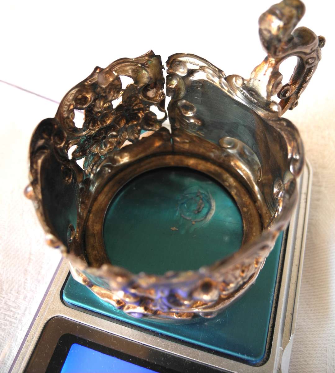 Coalport Teacup with Sterling Silver Holder 1906