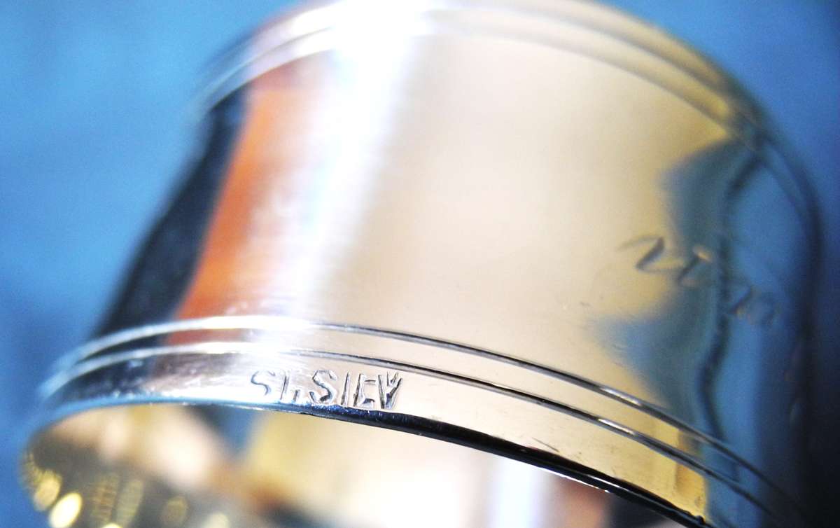 Vintage Sterling SILVER Serviette Rings