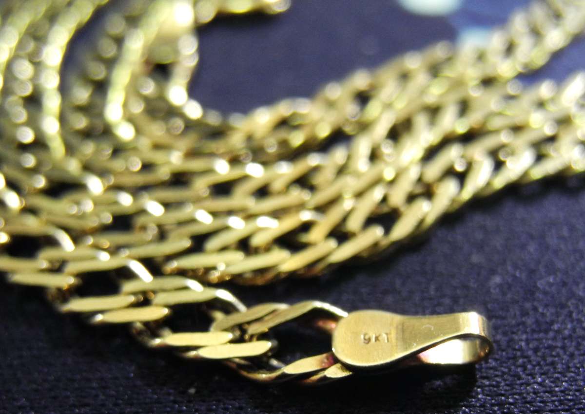Vintage Yellow Gold Necklace - 9ct ( 7.4 g )
