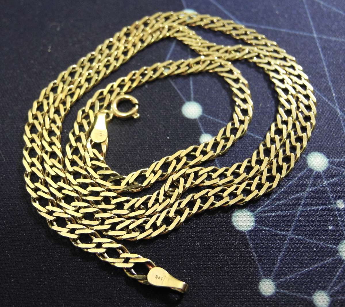 Vintage Yellow Gold Necklace - 9ct ( 7.4 g )