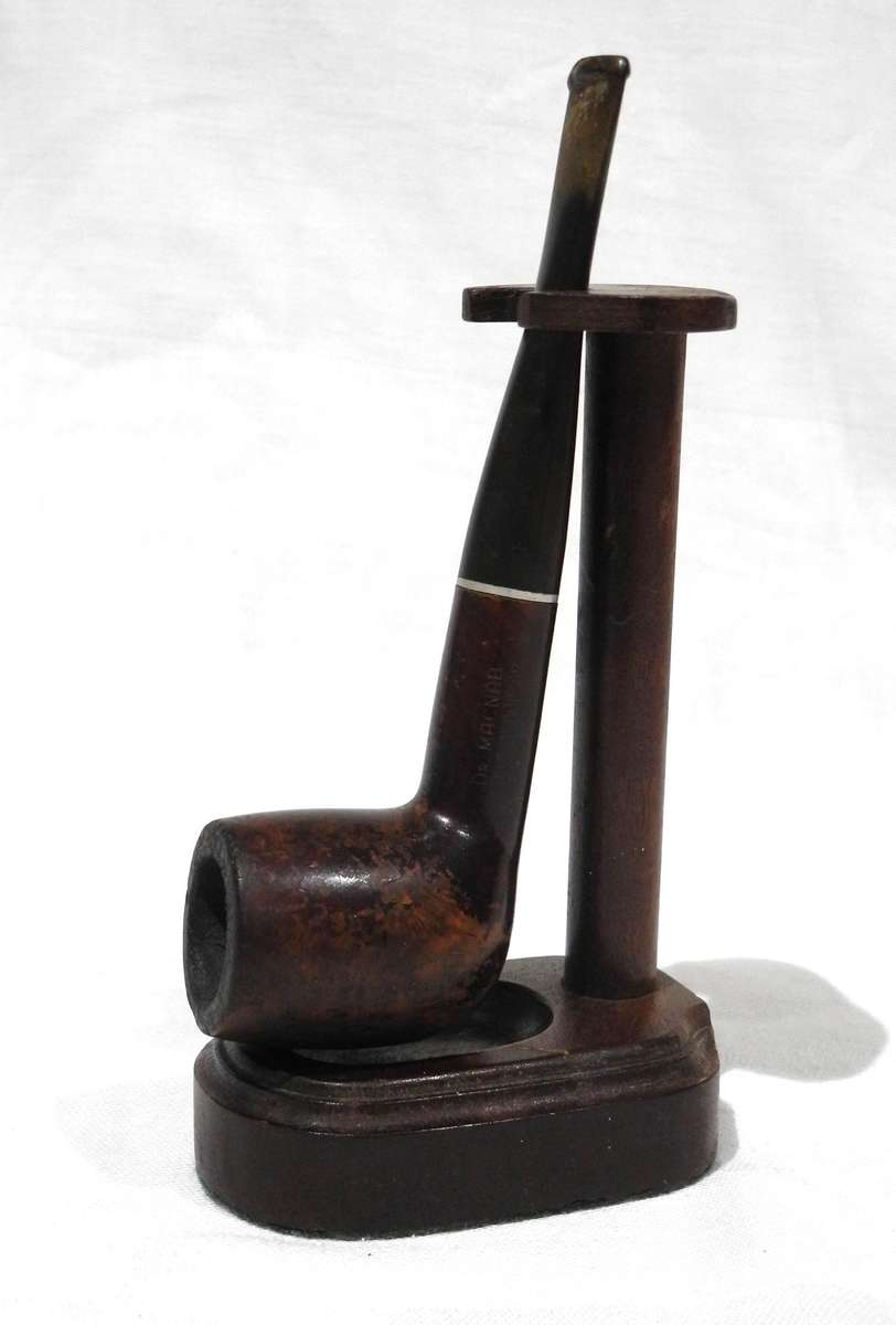 Vintage Dr.Macnab tobacco pipe With Pipe Stand