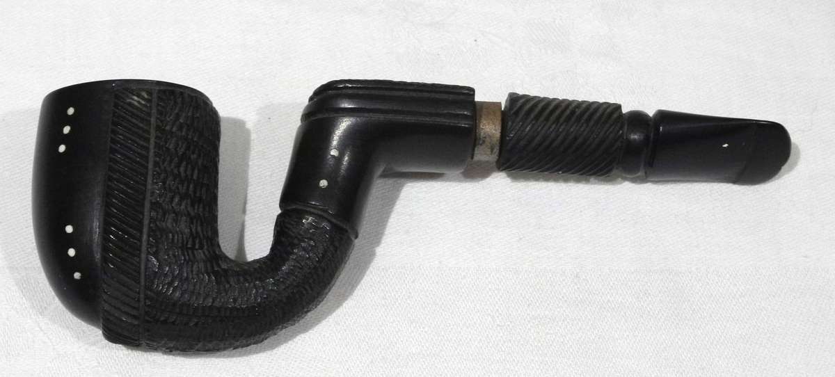 Vintage Hand-Carved African Smoking Pipe
