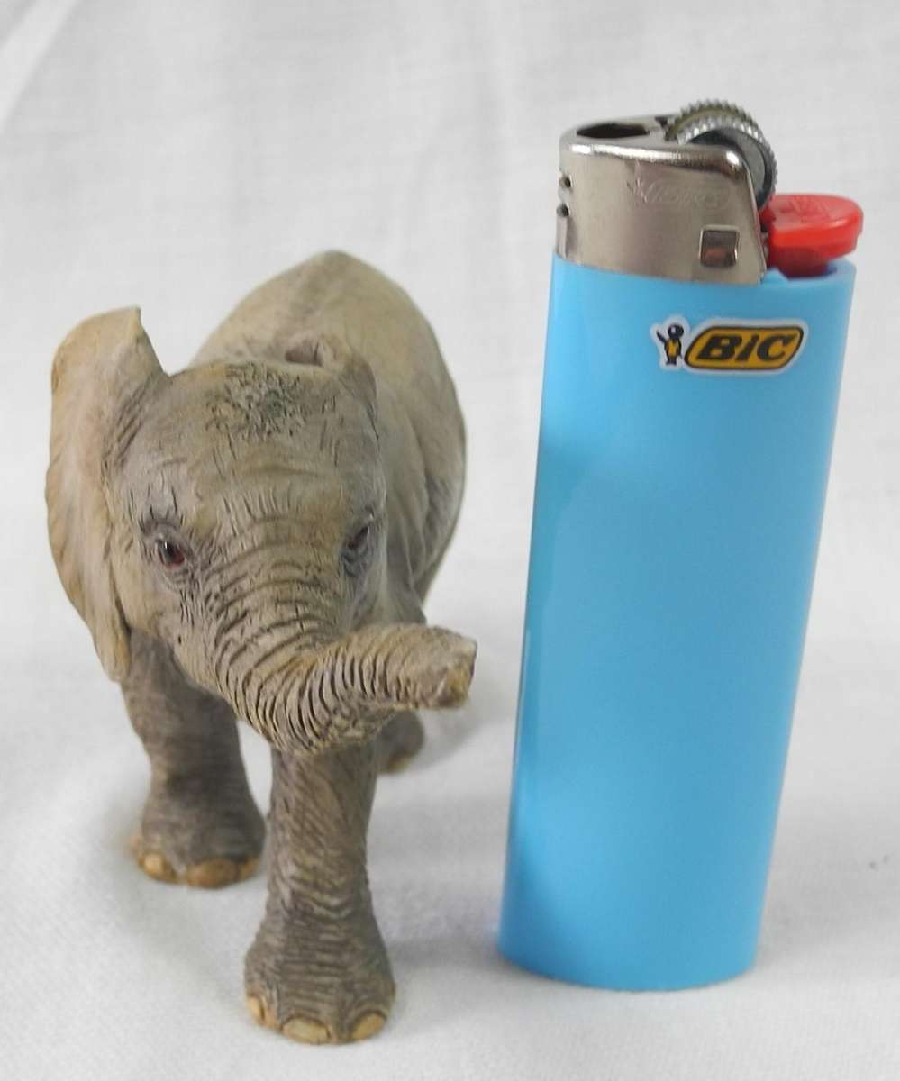 Vintage Country Artists Hand Painted Elephant Calf