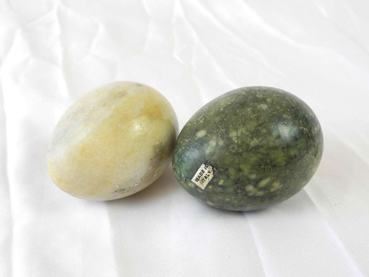 Vintage Italian Marble Eggs