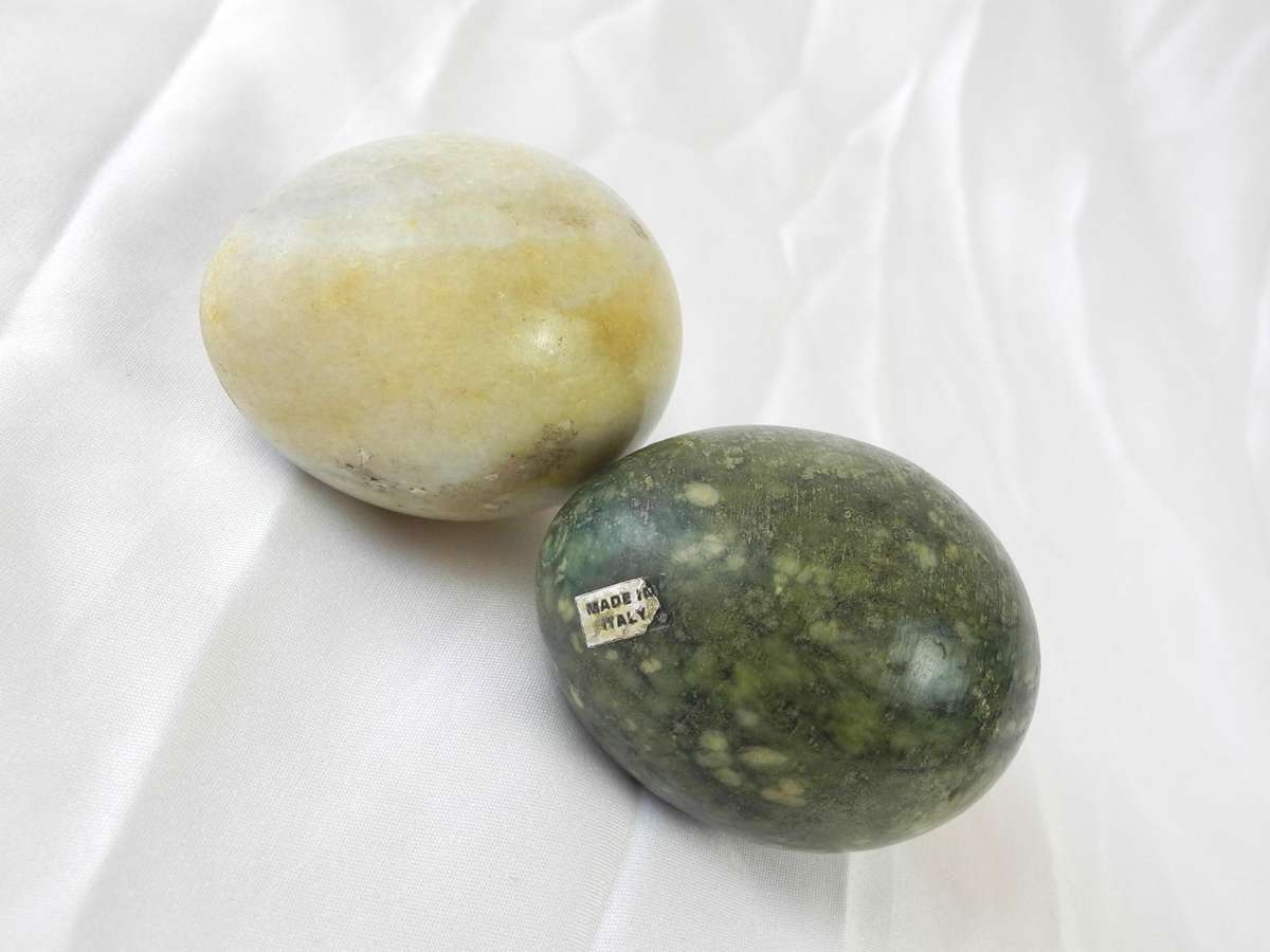 Vintage Italian Marble Eggs