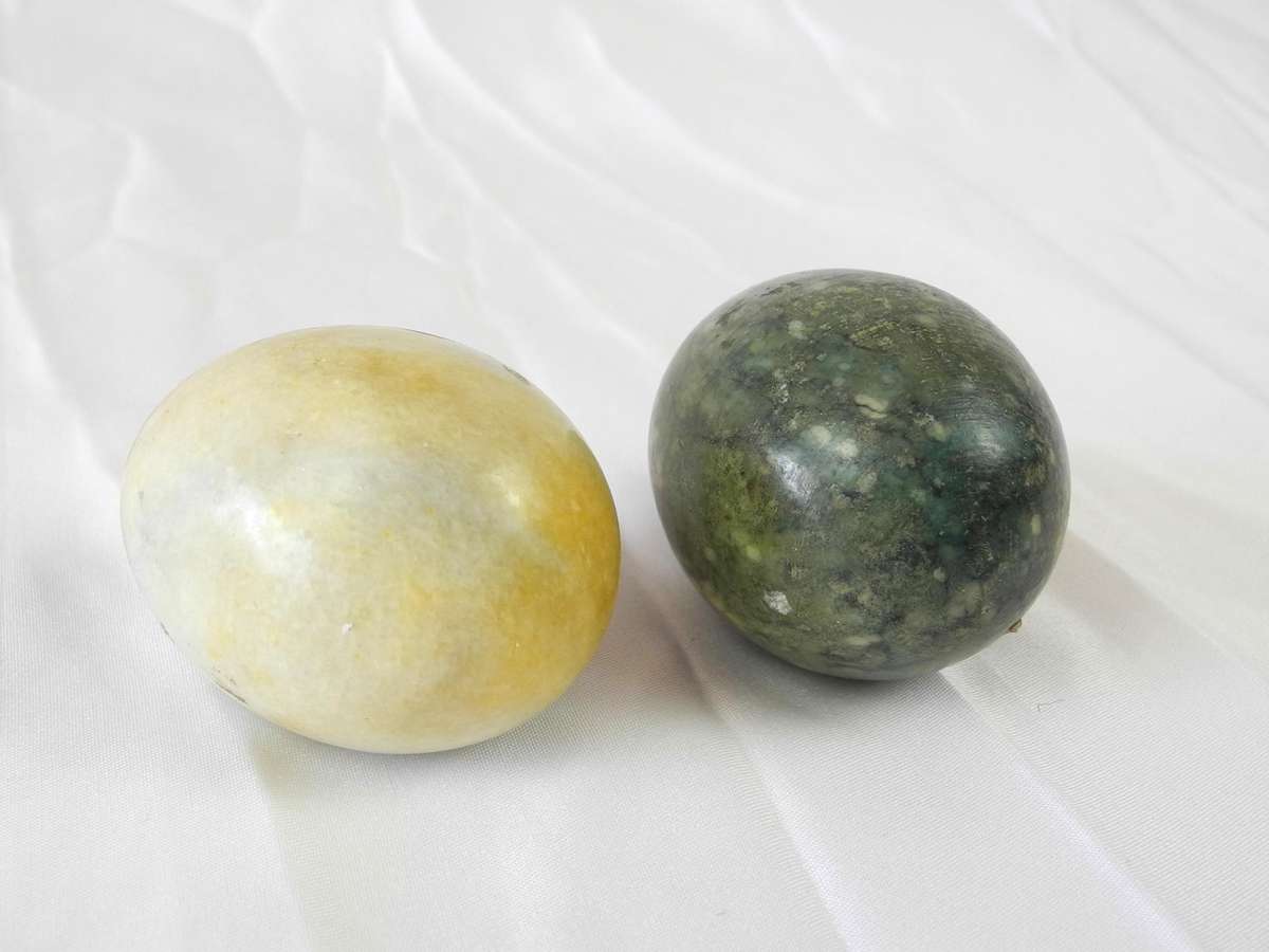 Vintage Italian Marble Eggs