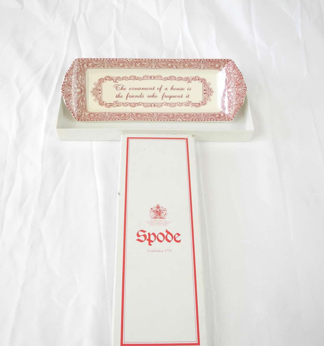 Vintage Spode Mementos Trinket Plate / Tray