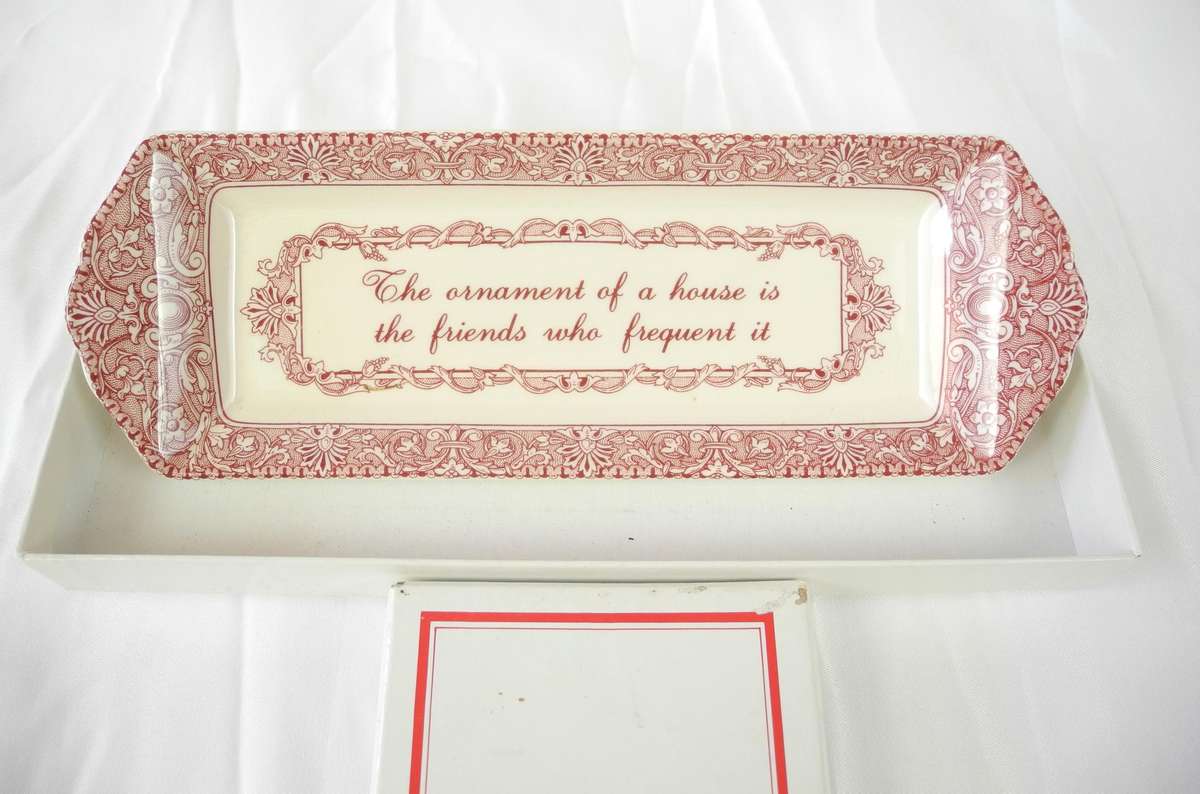 Vintage Spode Mementos Trinket Plate / Tray