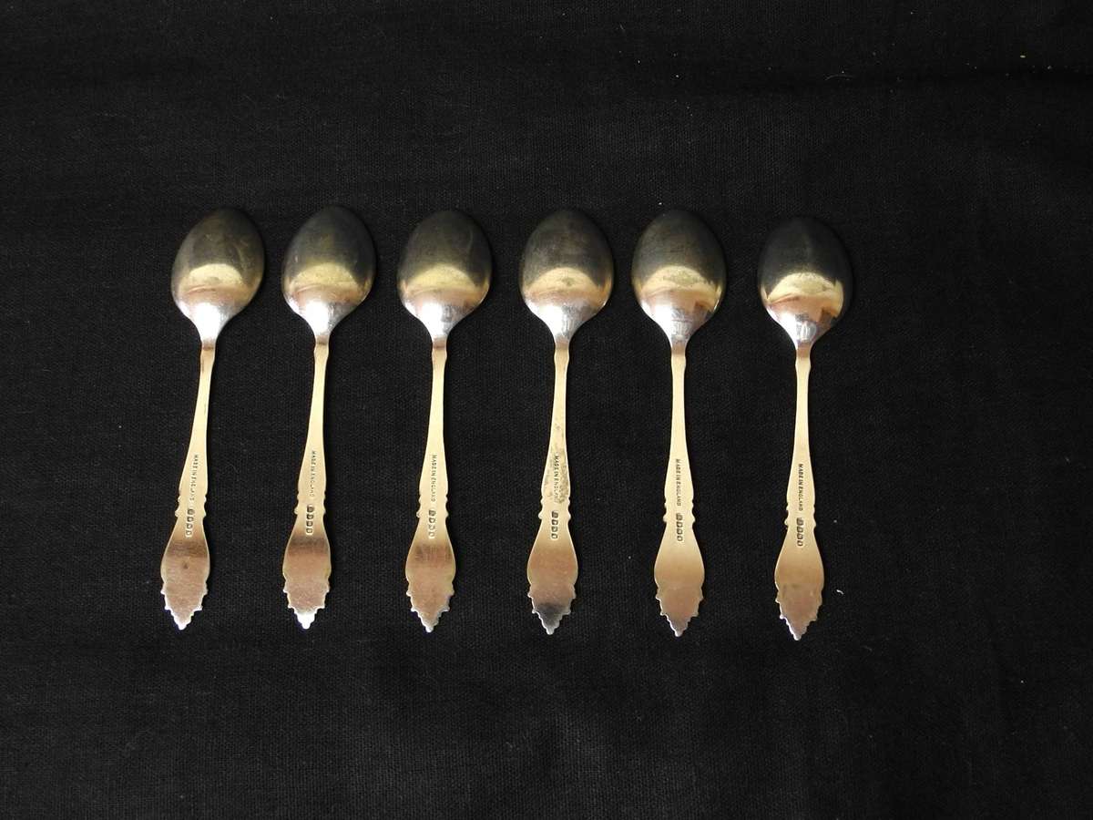 Vintage Silver Plated Boxed Teaspoon Set, made in England