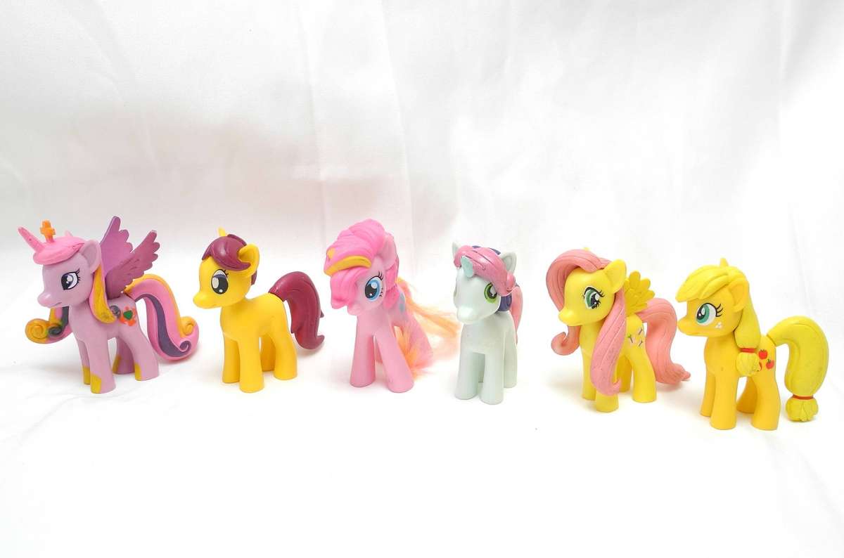 My Little Pony Friendship is Magic Blind Bag Figurines- Lot of 6