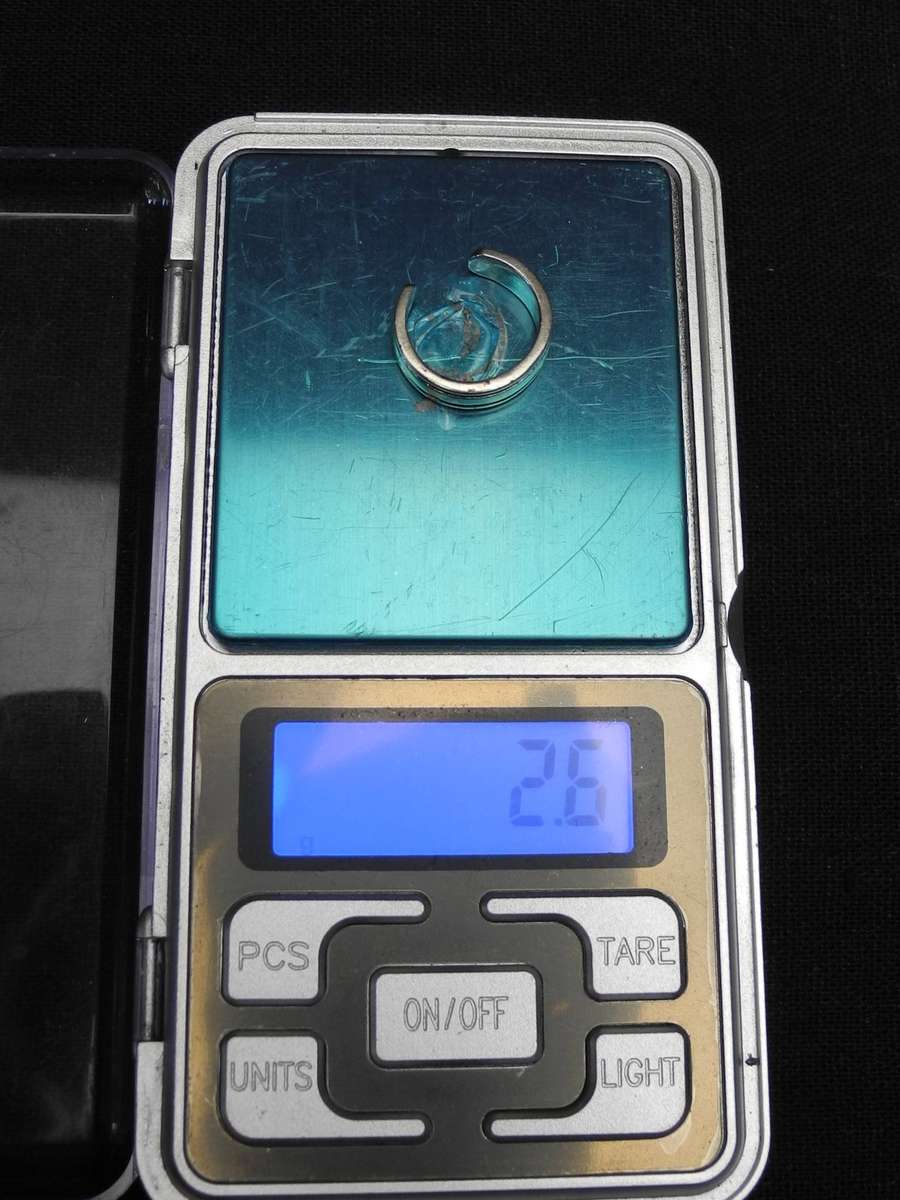 .925 Sterling Silver Adjustable Toe/Midi Ring (2.6g)