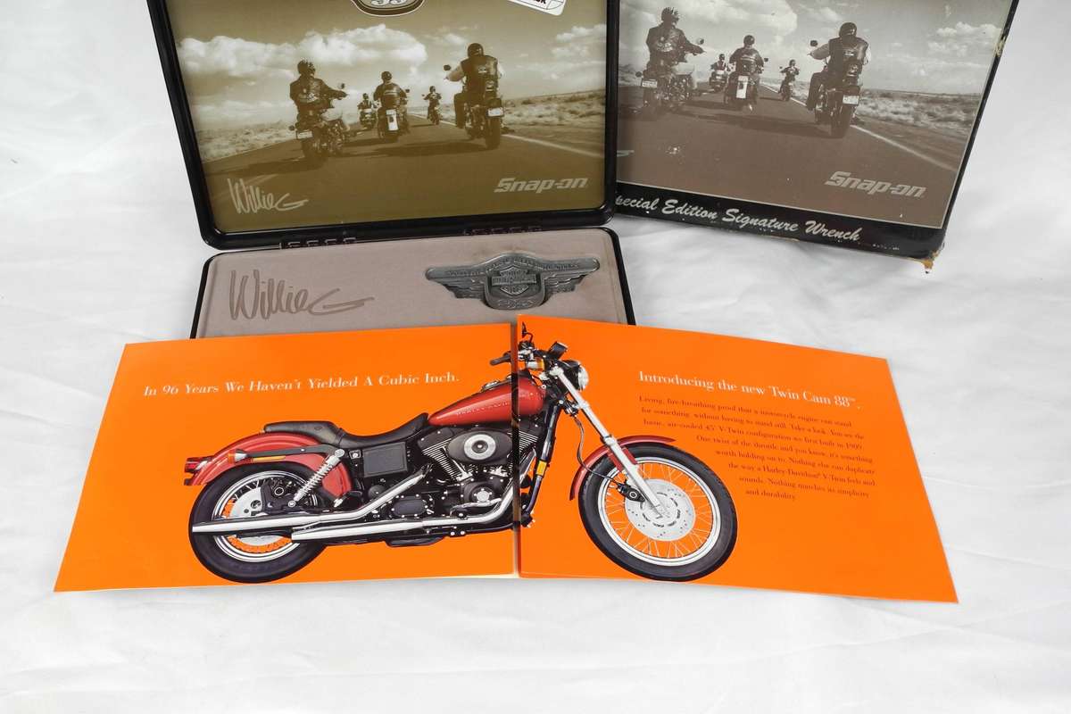 Rare Harley-Davidson 95th Anniversary Snap-on "Willie G." Signature Edition Wrench Set
