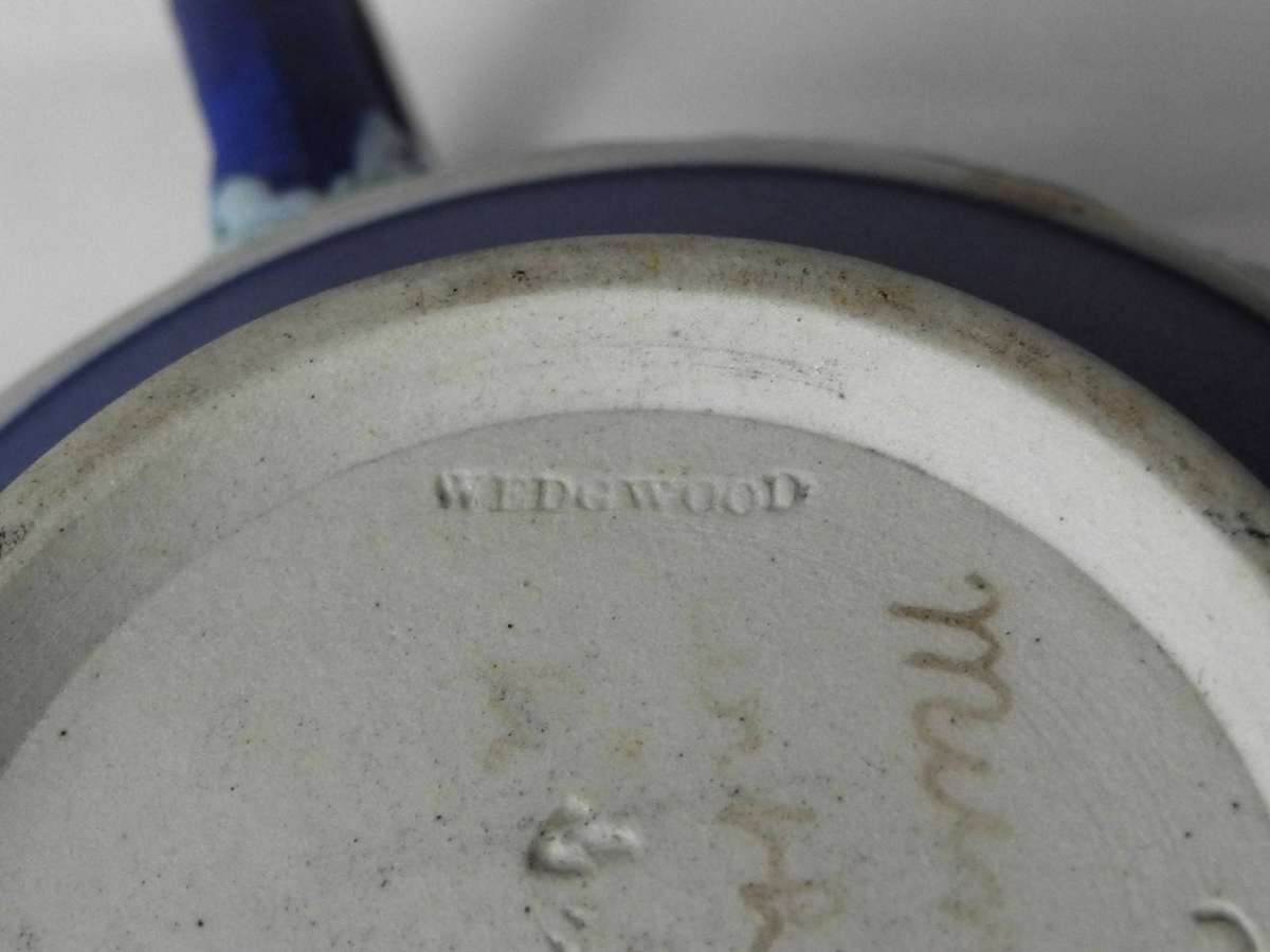 Antique Wedgwood Portland Blue Creamer