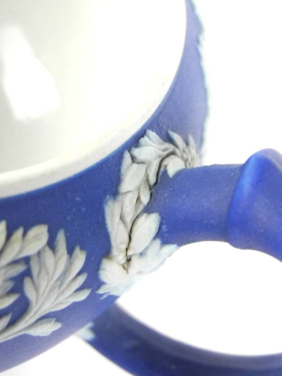 Antique Wedgwood Portland Blue Creamer