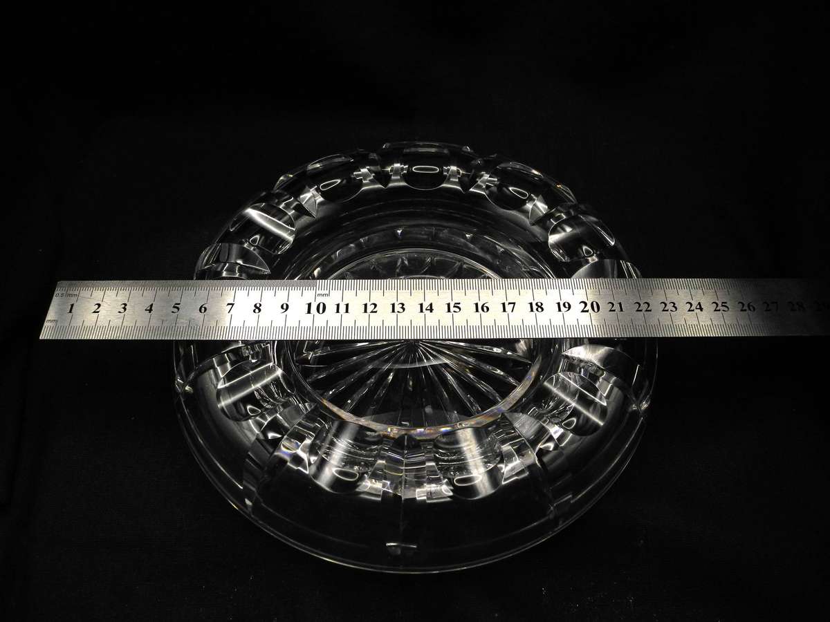 Vintage Large Stuart Crystal Ashtray with Makers Mark