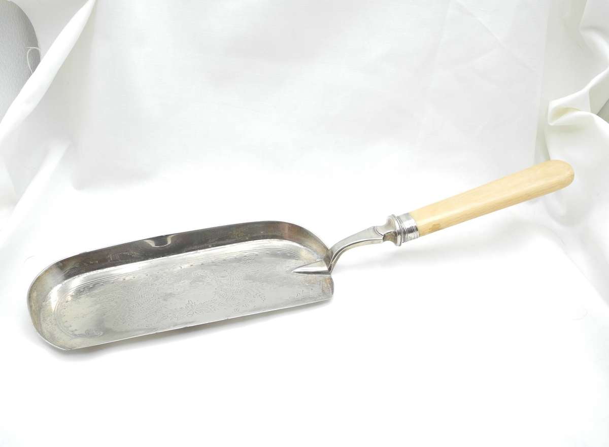 Antique Sterling Silver Collared, Silver-Plated Crummer