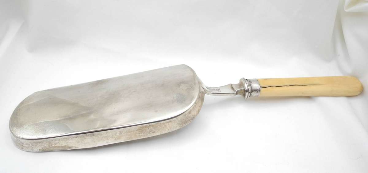 Antique Sterling Silver Collared, Silver-Plated Crummer