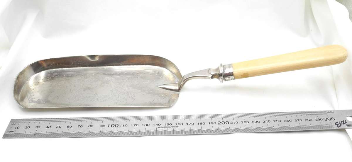 Antique Sterling Silver Collared, Silver-Plated Crummer