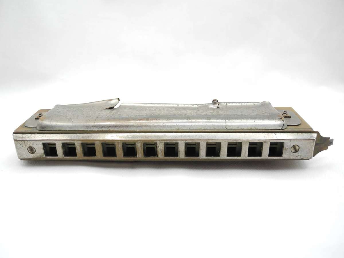 Antique M. Hohner Chromatic Harmonica  Germany