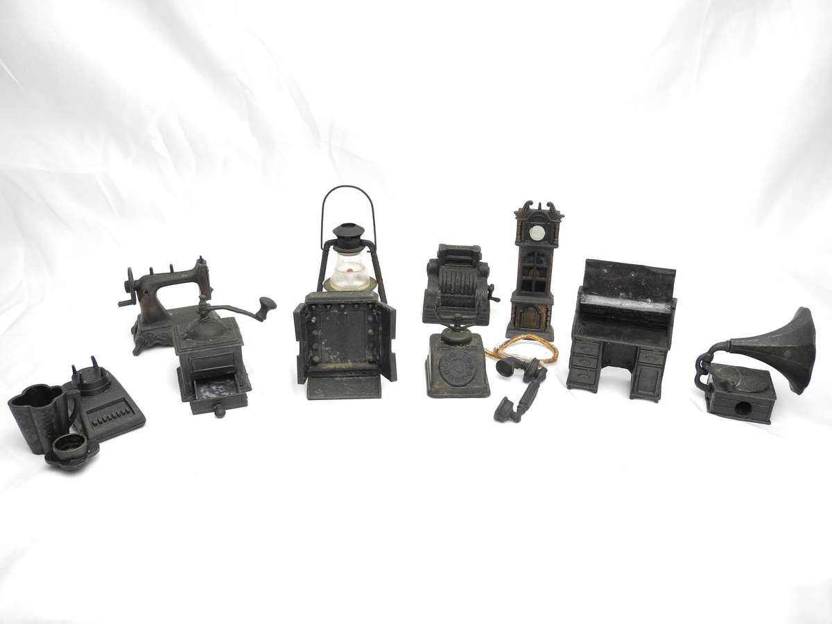 Vintage Die-Cast Metal Pencil Sharpener Miniatures Collection