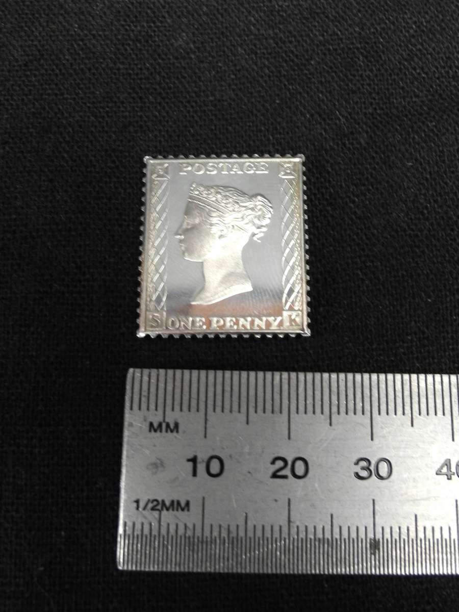 1977 Silver Jubilee Sterling Silver Stamp Replica Ingot