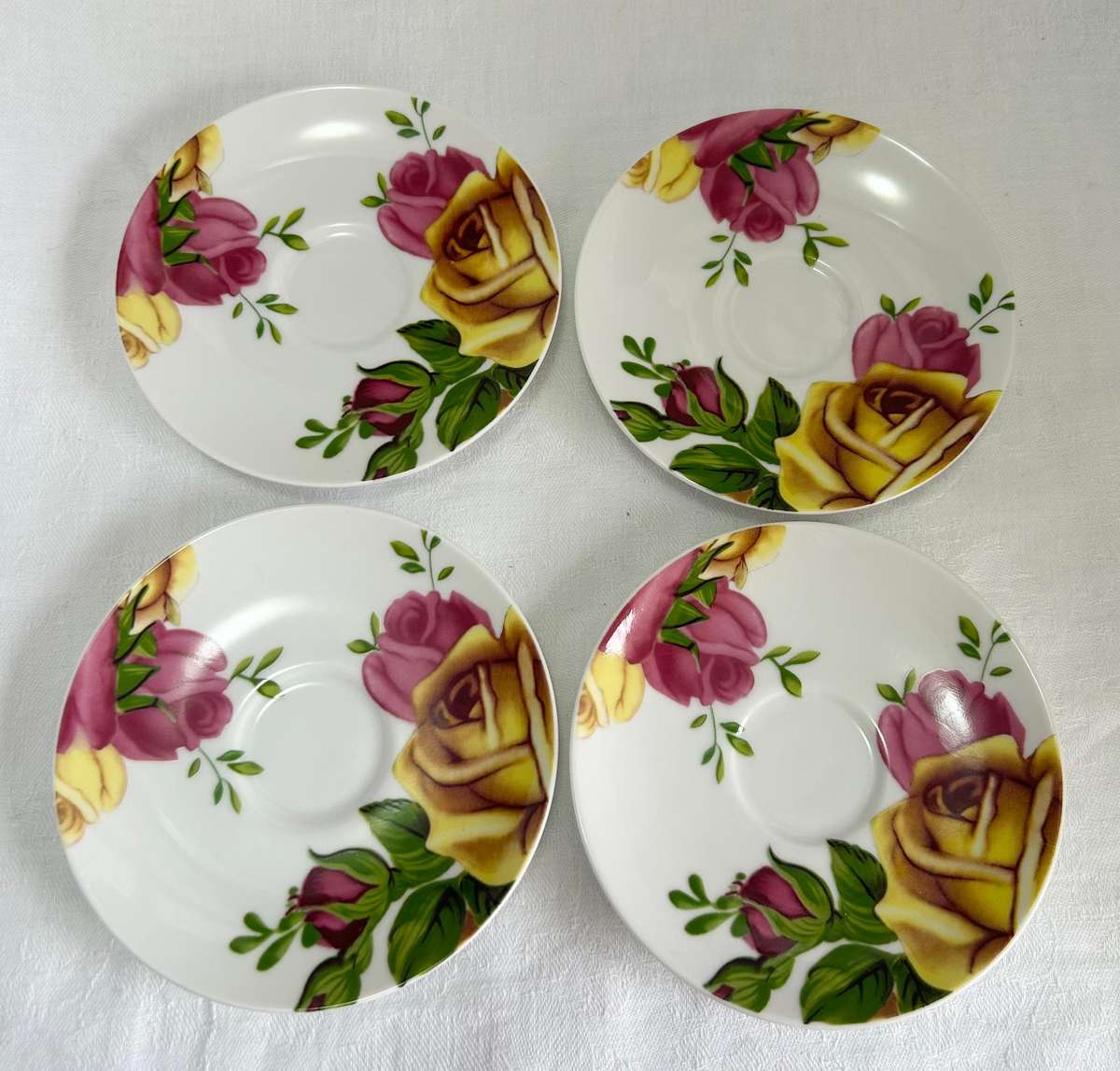 Royal Albert Country Rose Expresso Cups and Saucers