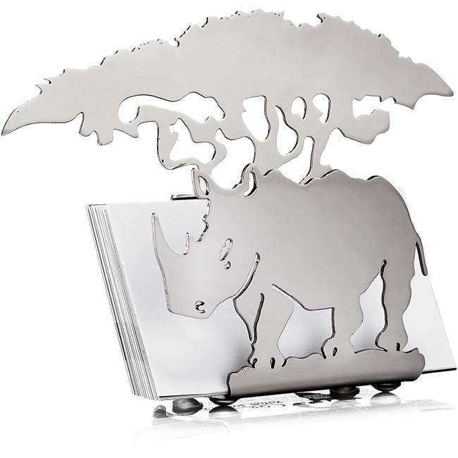 Carrol Boyes Rhino Business Card Holder