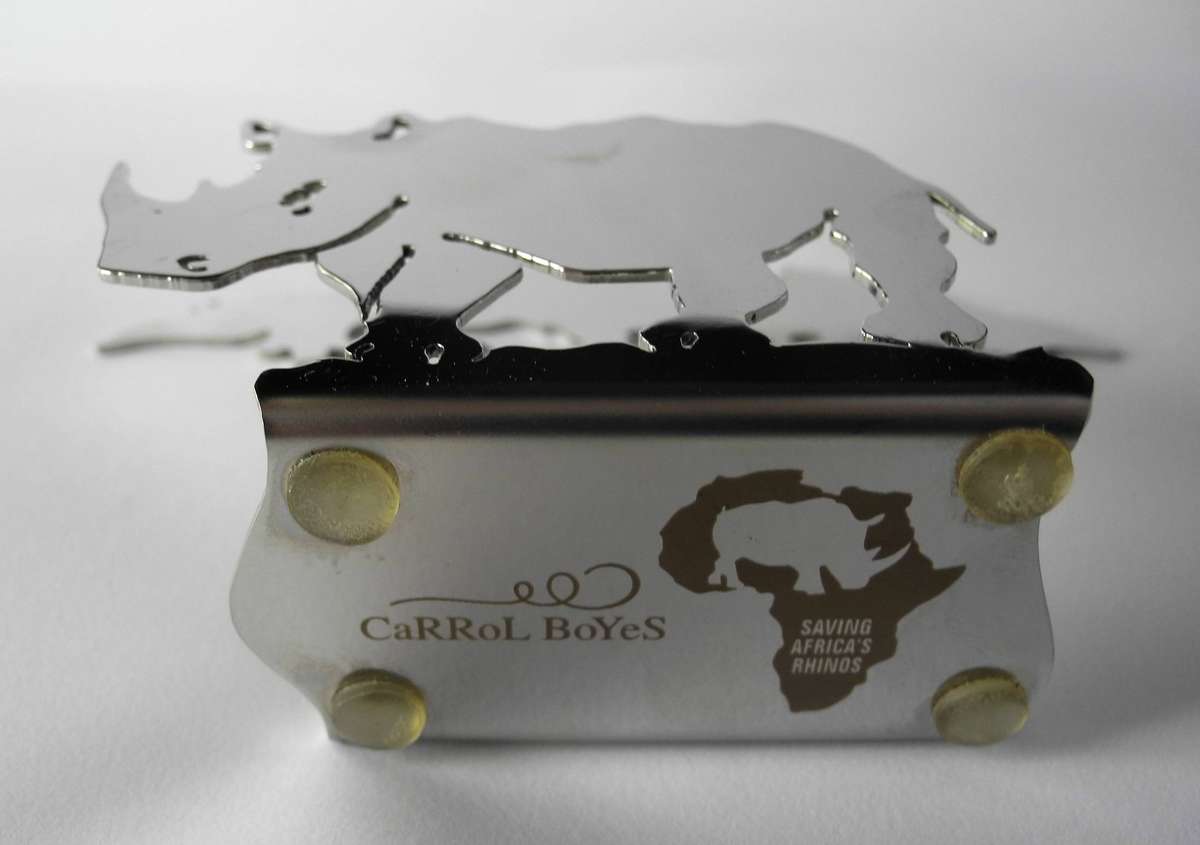Carrol Boyes Rhino Business Card Holder