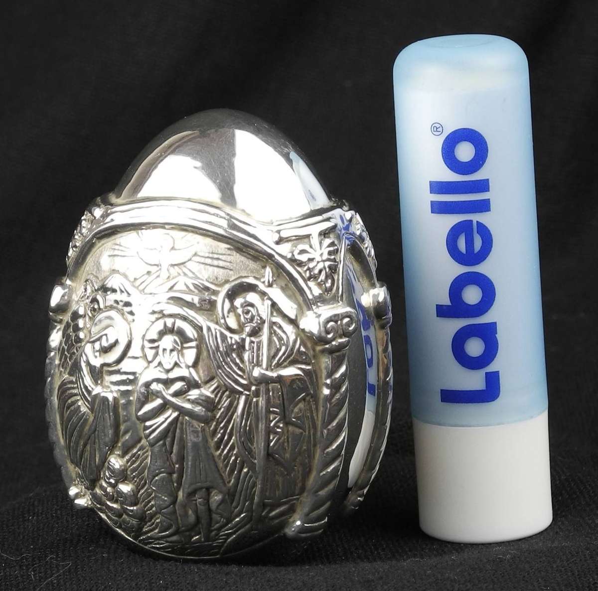 Greek Orthodox Silver Egg .999 Silver