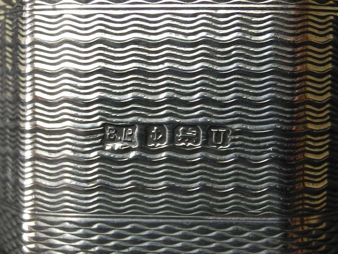 .925 Sterling Silver Patterned Napkin Ring, Birmingham 1944 (22.9g)