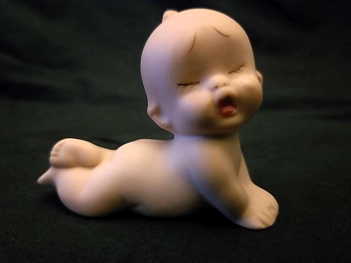 Vintage Kewpie Porcelain Bisque Figurines