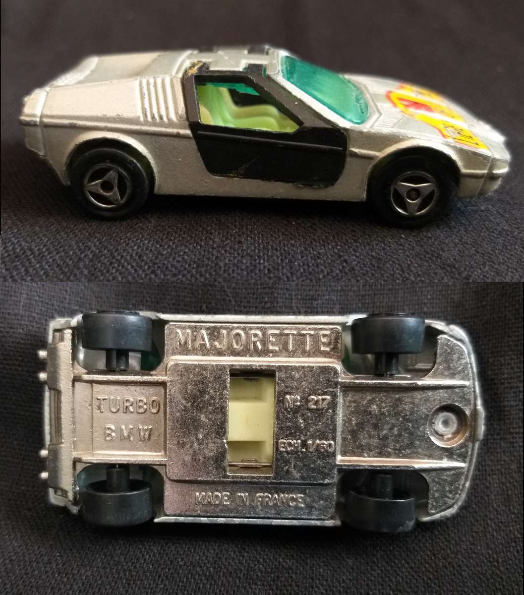 Vintage Majorette Truck and Cars