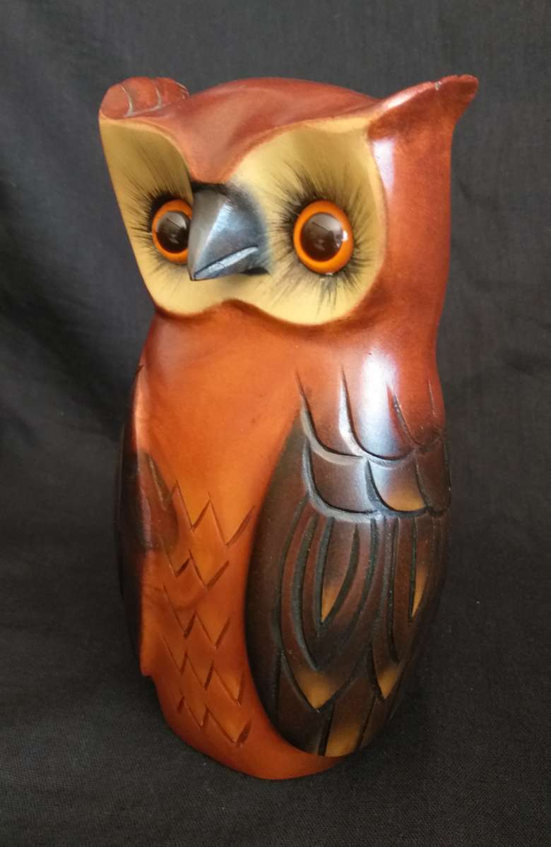 Knysna Wooden African Carvers - Eagle Owl