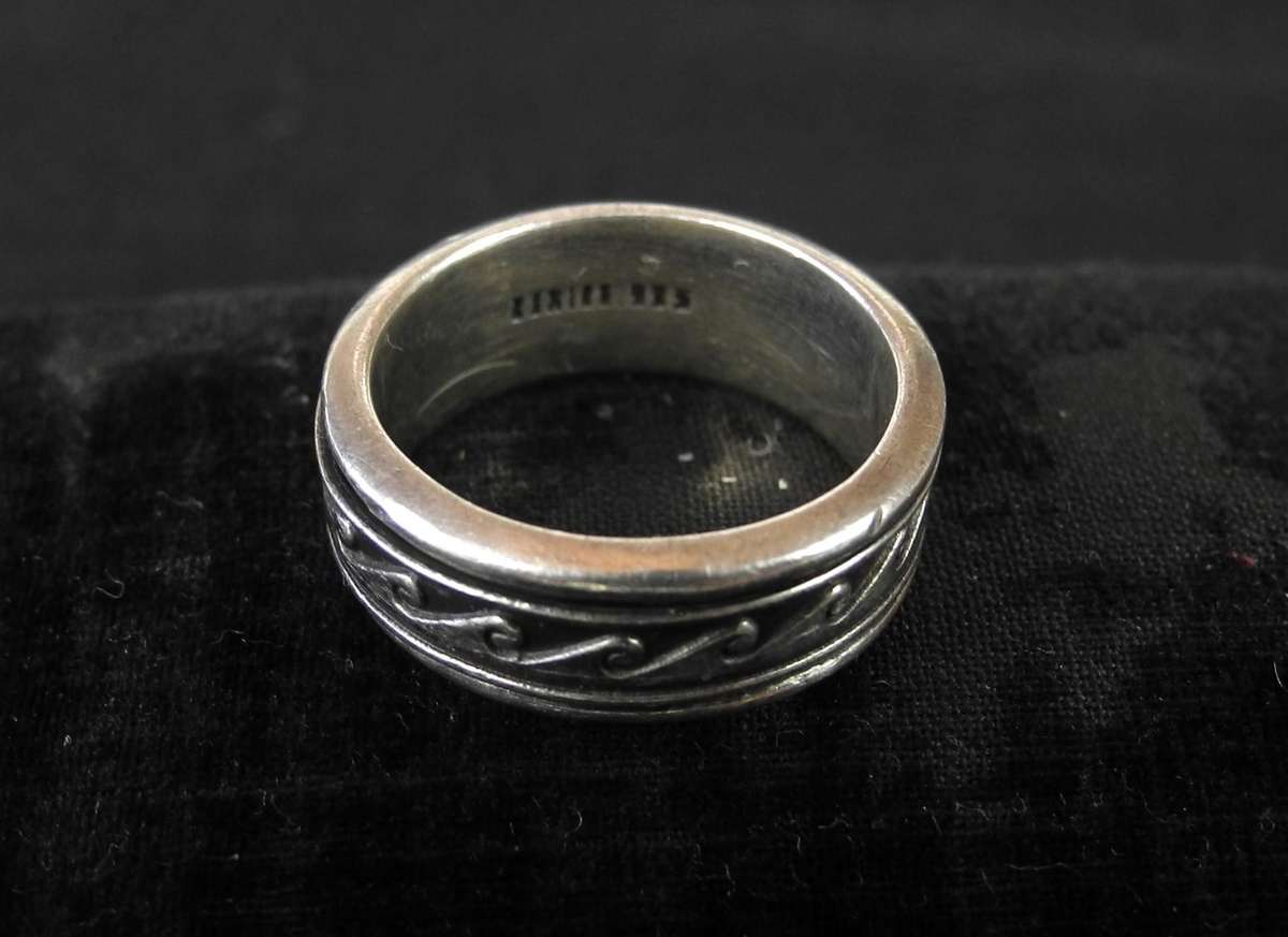 Vintage Mexico Sterling Silver Spinner Ring