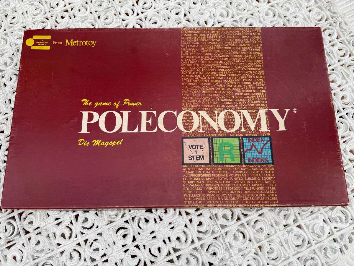 Wow Poleconomy vintage and collectable game - English and Afrikaans edition