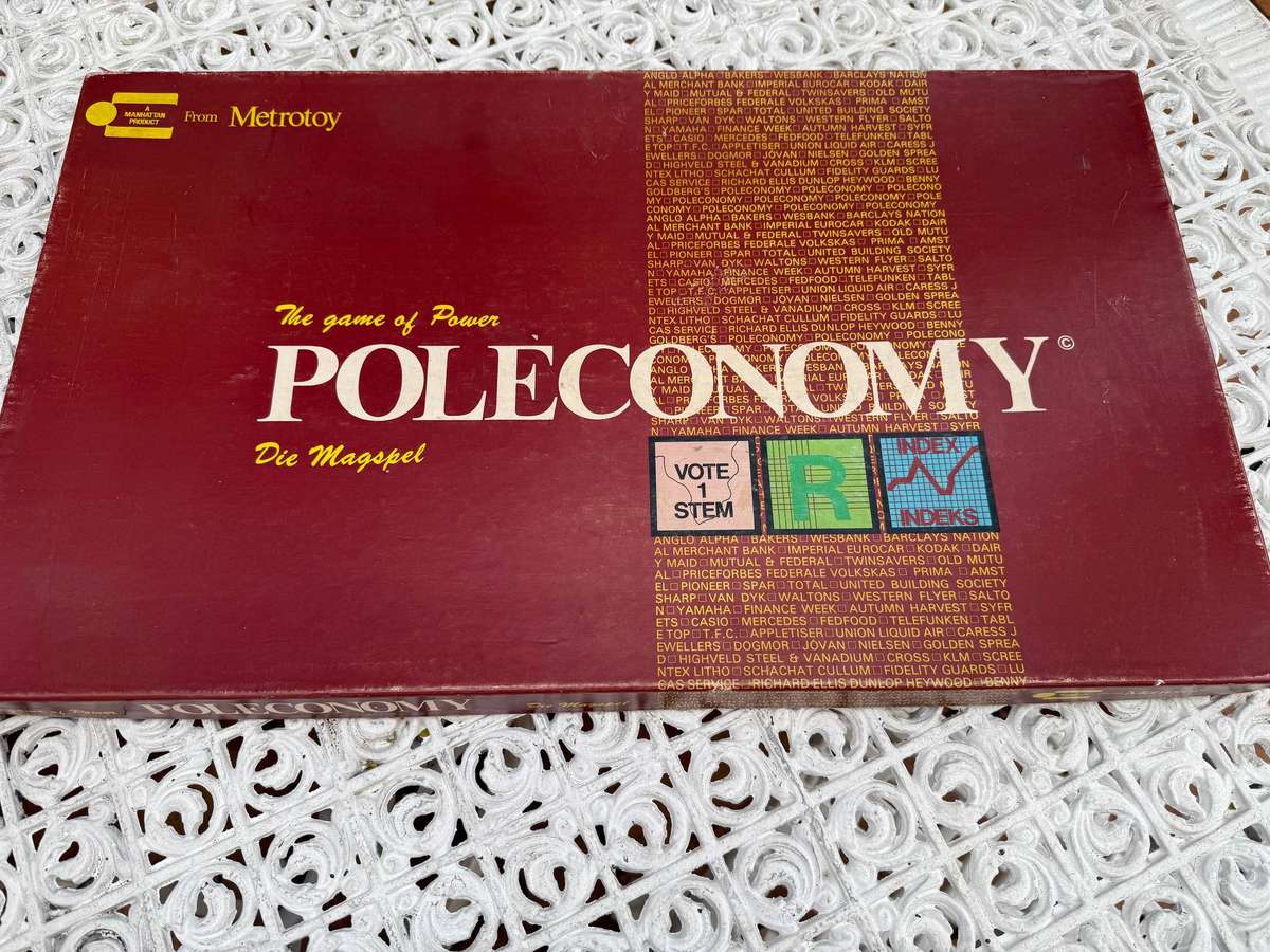 Wow Poleconomy vintage and collectable game - English and Afrikaans edition