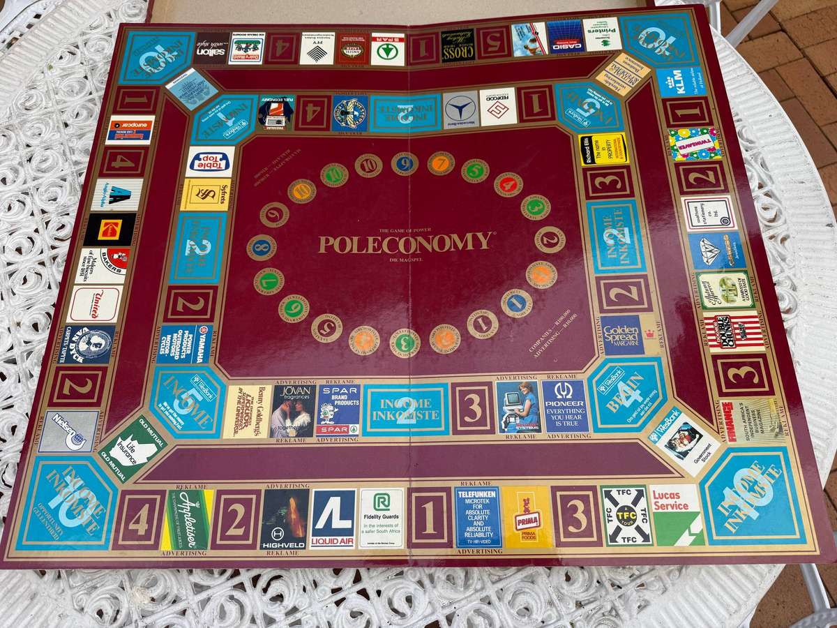 Wow Poleconomy vintage and collectable game - English and Afrikaans edition