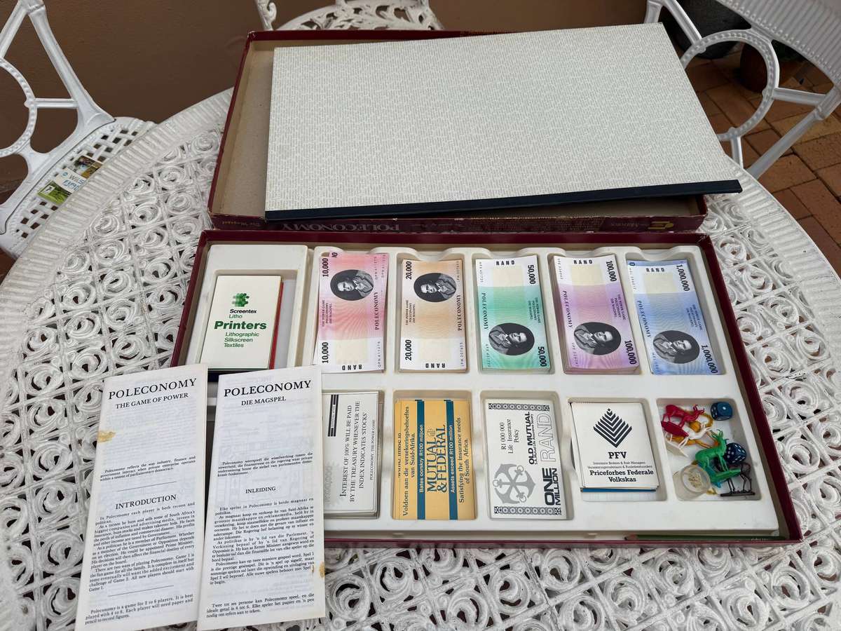Wow Poleconomy vintage and collectable game - English and Afrikaans edition