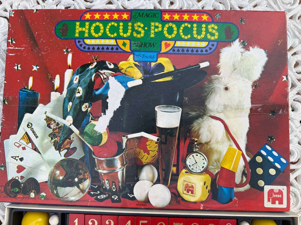 Hocus Pocus Vintage and Collectable - over 40 years old - complete