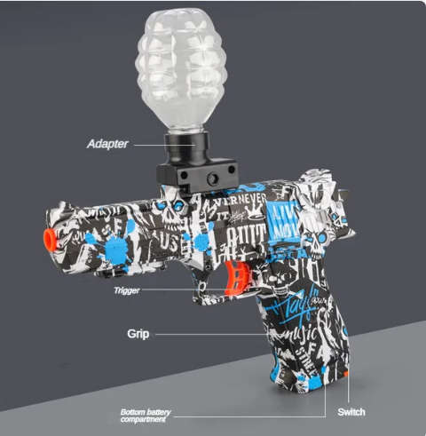 Electric Gel Ball Glock 17 - Colors sent randomly with extra ammunition