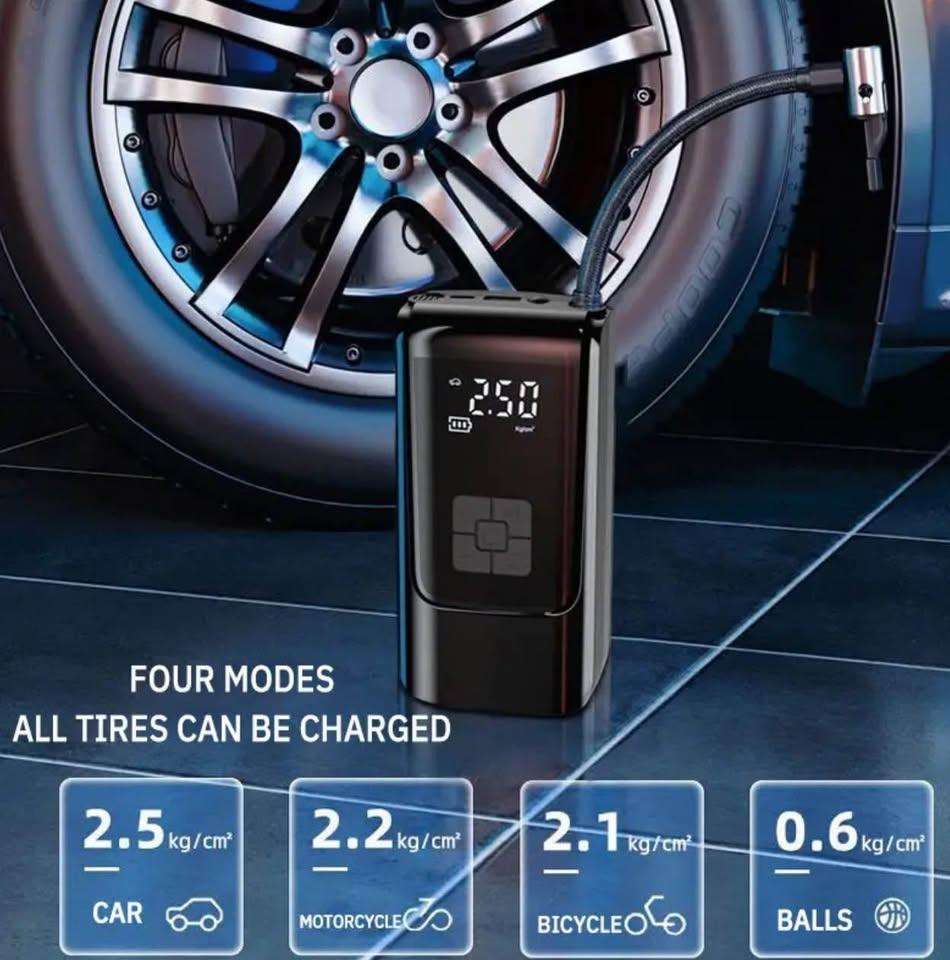 Cordless Tyre Pump - Rechargable