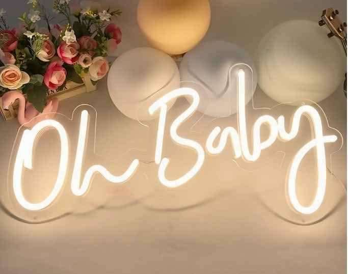 Oh Baby Neon Light  Party Celebration Light - USB Powered