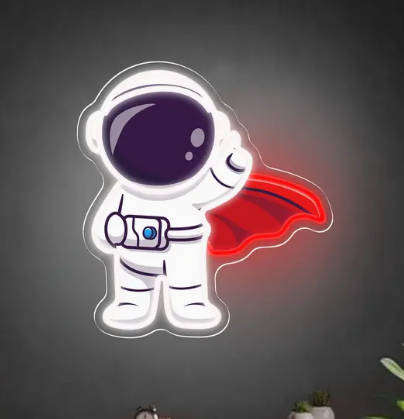 Astronaut With Cape Neon Light USB Powered