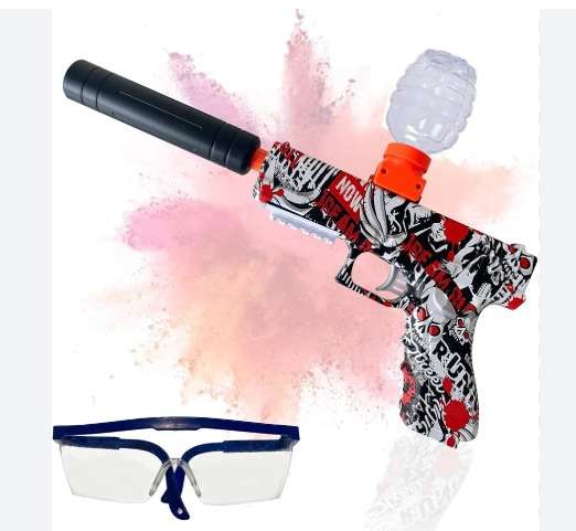 Electric Gel Ball Glock 17 - Colors sent randomly with extra ammunition